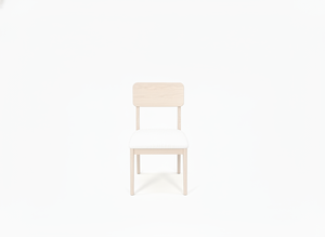 Ensemble de table à manger ronde en frêne massif moderne avec 4 chaises - Meubles de salon durables - Product Image 3