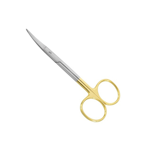 Ciseaux chirurgicaux manuels en acier inoxydable TC Iris - Garantie 1 an - Best Care International - Argent - 4,5 pouces - Certifié CE - Product Image 2