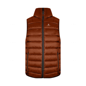 OEM Men's Sleeveless Nylon <b>Puffer</b> <b>Vest</b> Lightweight Gilet <b>Jacket</b> Casual Outdoor Breathable Winter Waistcoat Custom Color 2026 - Product Image 1
