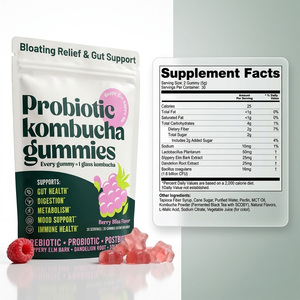 Gummies probiotiques naturels au kombucha <span class=keywords><strong>pour</strong></span> l'équilibre immunitaire et le soin intestinal – Complément alimentaire quotidien – OEM et ODM - Product Image 3