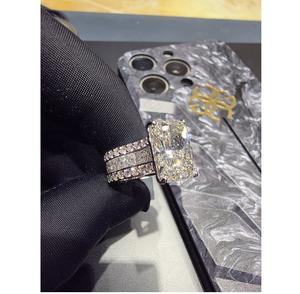 Elegante Anillo de Diamantes de Platino, Joyería Premium para Bodas, Compromisos, Fiestas y Regalos - Product Image 6