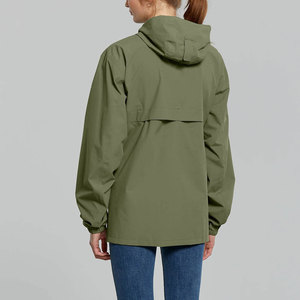 เสื้อแจ็คเก็ตกันลม/ไนลอนคุณภาพสูงแบบลำลองที่กำลังเป็นที่นิยม ปรับแต่งได้ตามต้องการ ระบายอากาศได้ดี กันน้ำ ราคาขายส่ง - Product Image 2