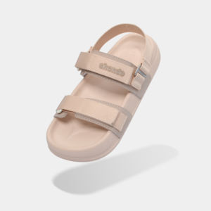 Sandales plates à plateforme pour femmes, rose et marron, toutes saisons, 450g la paire, douces et confortables - Product Image 2