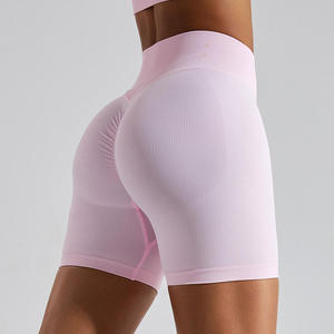 Pantalon de fitness pour femme, taille mi-haute, extensible, compressif, léger, pour la course, couleur unie, séchage rapide, taille XL, tailles personnalisées, OEM, vente à l'unité - Product Image 3