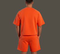 Nouvelle Collection 2026 – Ensemble décontracté d'été pour homme : T-shirt et short respirants à motif lettres, coupe ample, manches courtes, col rond