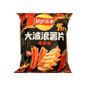 LAYS BIG WAVE RIDGED POTATO CHIPS 70G HO G3 ORIGINE CHINE LAYS BIG WAVE RIDGED SPICY BAKED POTATO CHIPS 70G ORIGINE CHINE - Product Image 4