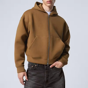 Wholesale Men's <b>Hooded</b> Pullover <b>Fleece</b> Sweatshirt 100% Cotton Pocket Design Eco-Friendly Winter Customizable - Product Image 5