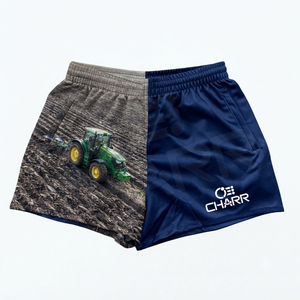 Shorts Deportivos Personalizados para Niños, Shorts Deportivos con Estampado Floral y Cuadros para Mujer, Shorts Deportivos Australianos para Pesca, Caza y Rugby con Bolsillos con Cremallera - Product Image 4
