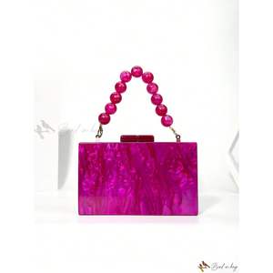 Bolso de Mano de Resina Hecho a Mano de Lujo para Damas, Accesorio de Moda, Decoraciones - Product Image 5