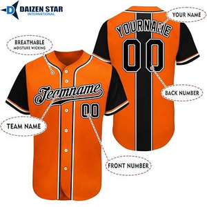 Professional Baseball Jersey OEM ODM Custom Design Sports Uniform - Product Image 3