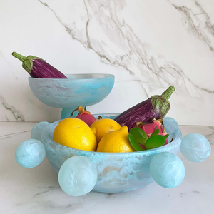 Tazón para Ensalada de Resina de Melamina Ligero, Ecológico y Pulido, Hecho a Mano, Tradicional y Personalizado de FAIZA CRAFT, con Diseño de Espiral de Colores - Product Image 4