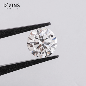 เพชรปลูกในห้องปฏิบัติการ D'vins Jewels ขายส่ง ขนาด 1 กะรัต 2 กะรัต 3 กะรัต 4 กะรัต 5 กะรัต รูปทรงกลมเจียระไนแบบบริลเลียนท์ สี D - Product Image 4