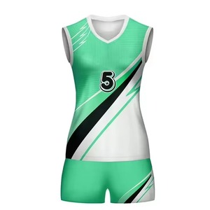 OEM Wholesale Professional SImple Design Custom Logo And Size <b>Volleyball</b> Uniform Top Quality Best Selling <b>Sets</b> Printed Technics - Product Image 2