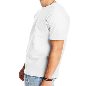 T-shirt homme en coton 100% de qualité supérieure, personnalisé, logo sur mesure, manches courtes, coupe classique, col rond. - Product Image 5