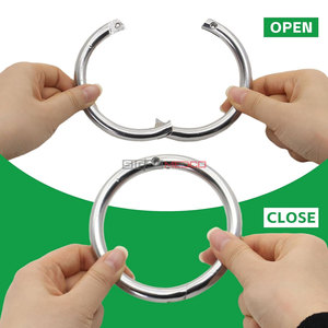 Anillos Nasales para Toros y Vacas de Acero Inoxidable, Resistentes, para Control de Ganado y Manejo de Animales de Granja - Product Image 3