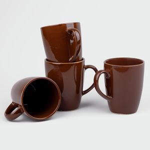 Eco-Friendly Porcelain Modern Luxury <b>Coffee</b> <b>Mug</b> 300ml Single Piece for Hot Beverages Office Use & Gifts Brown - Product Image 4
