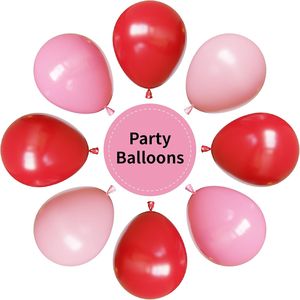 67 Palloncini Rosa e Rossi da 12 Pollici per Decorazioni di San Valentino e Feste di Compleanno per Celebrazioni di Anniversario - Product Image 2