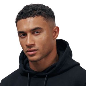 Sweat à capuche noir pour homme, pull décontracté en molleton, manches longues, vêtements de sport, tenue de gym, mode hiver - Product Image 3