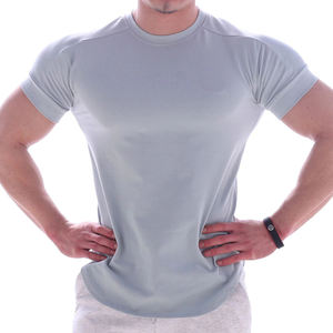 T-shirt de sport décontracté à manches courtes, coupe ajustée, 200 grammes, avec logo personnalisé, populaire en 2022 - Product Image 6