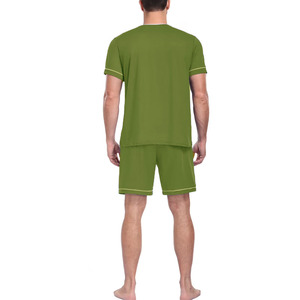 Ensemble de vêtements de sport d'extérieur en tissu tricoté super doux et respirant, grande taille pour hommes, en coton à séchage rapide, style streetwear - Product Image 2