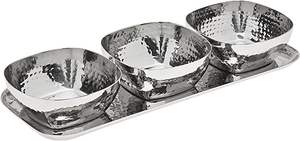 Bol de service à double paroi en acier inoxydable, écologique, sans BPA, pour une présentation élégante des aliments lors de fêtes - Product Image 4