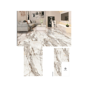 Haute demande Moderne 800x1600 Carreaux de sol en porcelaine polie Construction Accents de briques réfractaires Blanc Couleurs foncées pour Villas Prix bas - Product Image 2