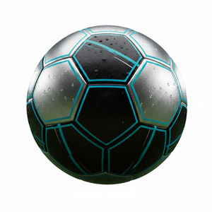 Ballon de football OEM ODM blanc, rouge, noir, imprimé numériquement, durable, pour l'entraînement, ballon thermique, ballon cousu à la main - Product Image 2