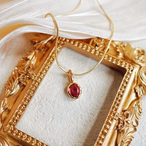 Pendentif rubis délicat pour femme, argent sterling 925 plaqué or 14 carats, pierre de naissance de juillet, empilable, bijou personnalisé, cadeau - Product Image 2