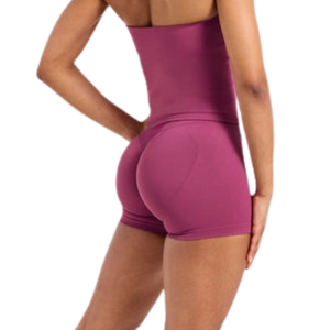 Shorts Deportivos de Cintura Alta para Mujer, para Gimnasio, Entrenamiento, Yoga, Running, Elásticos, Transpirables y que Absorben la Humedad - Product Image 3