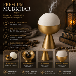 เครื่องเผาธูปแฮนด์เมดคุณภาพสูง Mabkhar Bakhoor Burner โดย Abi Overseas - Product Image 4