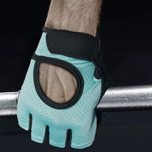 Premium Weightlifting Gloves <b>Half</b> Finger Gym Workout Gloves Non <b>Slip</b> Palm Padding Breathable Mesh Fitness Gloves Wholesale Bulk - Product Image 2
