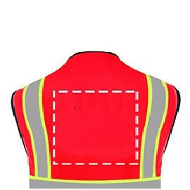 Gilet de sécurité léger pour homme, hiver, panneaux réfléchissants en toile, haute visibilité, vêtements de travail, entretien industriel, extérieur - Product Image 2
