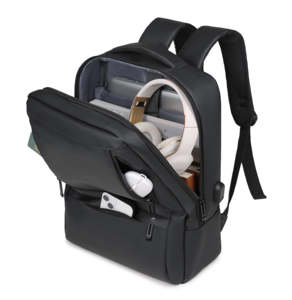 Mochila Antirrobo Unisex para Portátil con Puerto USB y Protección RFID, Impermeable, de Oxford PU, para Negocios y Viajes - Product Image 6