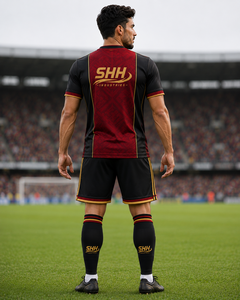 Custom Men's <b>Soccer</b> Team Football Uniforms Jersey Shorts Set Sublimation Printing Breathable Performance Sportswear 100% - Product Image 3