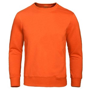 Sweat-shirt à col rond bleu marine pour homme, coupe classique, 100% coton tricoté, vêtement décontracté pour l'automne, prix abordable - Product Image 3