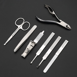 18 Pcs Professional Classic Luxurious Stainless Steel 5 1 10 1 <b>Manicure</b> Pedicure <b>Kit</b> Full Customization Offer High Quality Box - Product Image 2