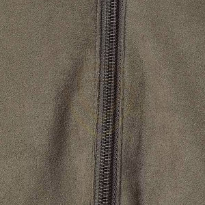 OEM Men's <b>Suede</b> Leather <b>Jacket</b> with Stand Collar and Front Logo Waterproof Reversible <b>Suede</b> Leather Winer <b>Jacket</b> - Product Image 5