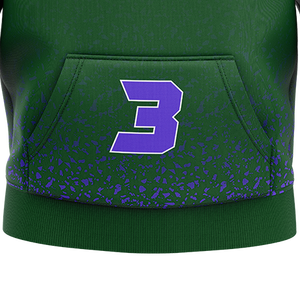 เสื้อฮู้ดดี้ผู้ชายแบบสปอร์ต ผ้าโพลีเอสเตอร์/คอตตอนฟลีซ ปักลาย 3 มิติ ระบายอากาศได้ดี ทรงปกติ - Product Image 3