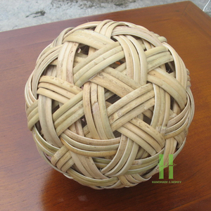 Esfera Decorativa de Ratán Hecha a Mano, Esfera de Ratán Tejida Natural, Adorno Ecológico para Decoración del Hogar, Sala de Estar, Mesa - Product Image 3