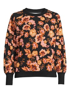 Sweat-shirts à col rond à manches longues pour femmes, style sublimation, anti-rides, tricotés, imprimés rouges, sublimation pour femmes - Product Image 4