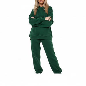 Conjunto de Ropa Urbana con Capucha para Mujer, Totalmente Personalizado, Liso, Teñido, 100% Algodón Canvas, para Uso Diario, con Logotipo - Product Image 5