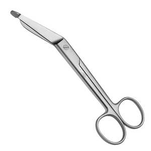 กรรไกรโค้งแบบลิสเตอร์ XELTECH SURGICAL XS-CNH-04 ขนาด 14.5 ซม. / 5.5 นิ้ว |   สแตนเลสสตีล |   ใบมีดปลายทู่เพื่อความปลอดภัยหนึ่งใบ |   อุปกรณ์อเนกประสงค์ - Product Image 1