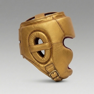 Protège-tête pour adultes, léger, fermeture auto-agrippante, unisexe, couleur unie, bleu foncé, protection de boxe en PU - Product Image 5