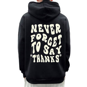 Sweat à capuche rétro imprimé en relief pour hommes et femmes, streetwear, sweat-shirts oversize en molleton, basiques en coton mélangé - Product Image 1