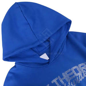 Nouvelle Arrivée – Sweat à Capuche Homme Uni en Coton Mélangé, Tendance Hiver, avec Strass, Tissu Polaire Respirant et Écologique - Product Image 4