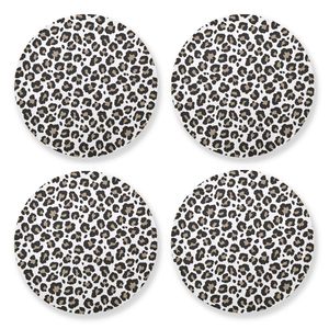 Drinks <b>Coasters</b> with Non-Scratch <b>Cork</b> Base Round Cup Mats for Home Kitchen Bar Decor Absorbent Table Protection - Product Image 6
