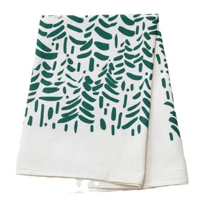 Premium Quality Custom Printed Pure White 100% Cotton Flour Sack Tea <b>Towel</b> Personalized Soft Smooth Sustainable Reusable Stylish - Product Image 1