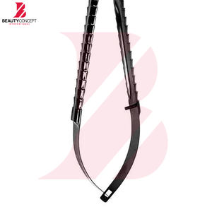 Ciseaux de beauté à ressort, légers, antidérapants, durables, personnalisables, de forme incurvée, de couleur noire, nouvelle tendance, populaires - Product Image 6