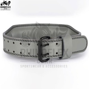 High Quality Waist Support Gym Fitness Power Workout Weight Lifting Belt Factory Customized Cow Leather Powerlifting Lever Belts - Product Image 4