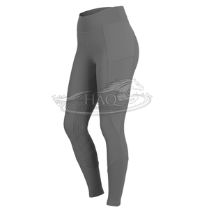 Pantalons d'équitation personnalisés avec logo, leggings d'équitation, coupe extensible, respirants, vêtements de sport d'équitation pour femmes - Product Image 1